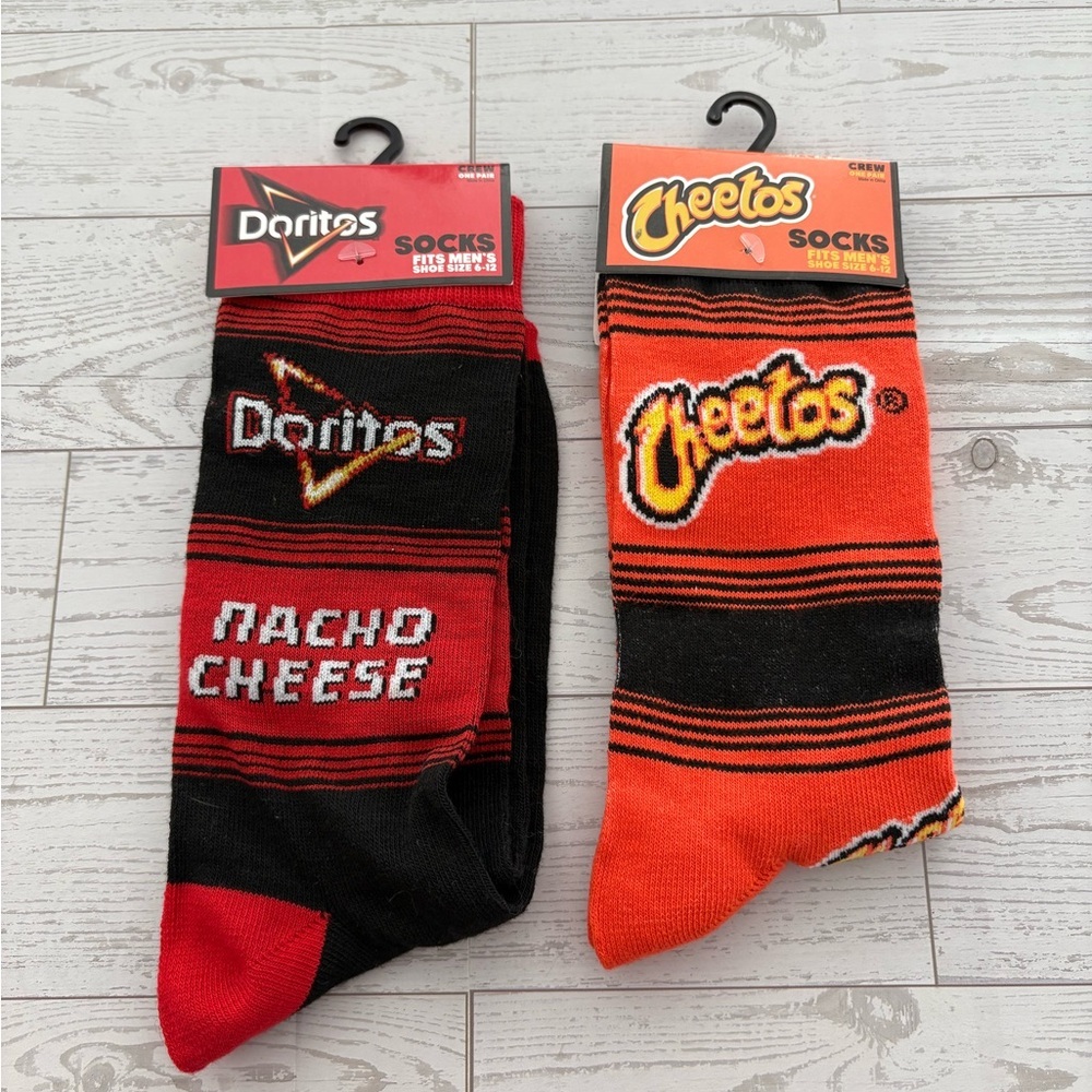 Doritos and Cheetos Crew Socks Bundle NWT